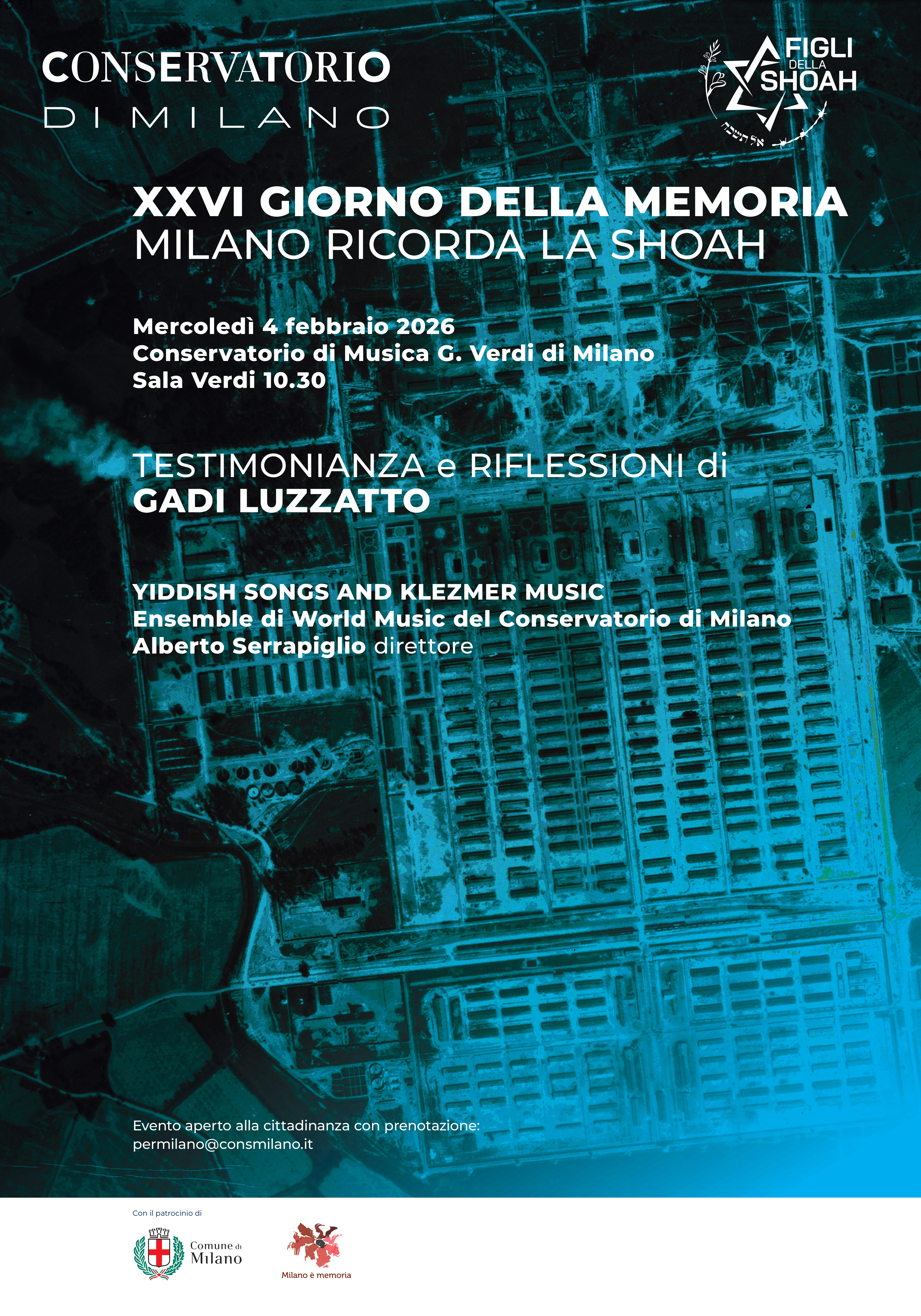 GIORNO DELLA MEMORIA XXVI - 4 febbraio  2026 alle ore 10.30  IN PRESENZA E ONLINE